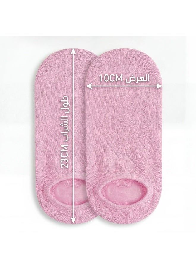 شراب سيليكون طبي لحماية كعب القدم - زوج واحد من جوارب الجل لعلاج التشققات للرجال والسيدات - Image 2